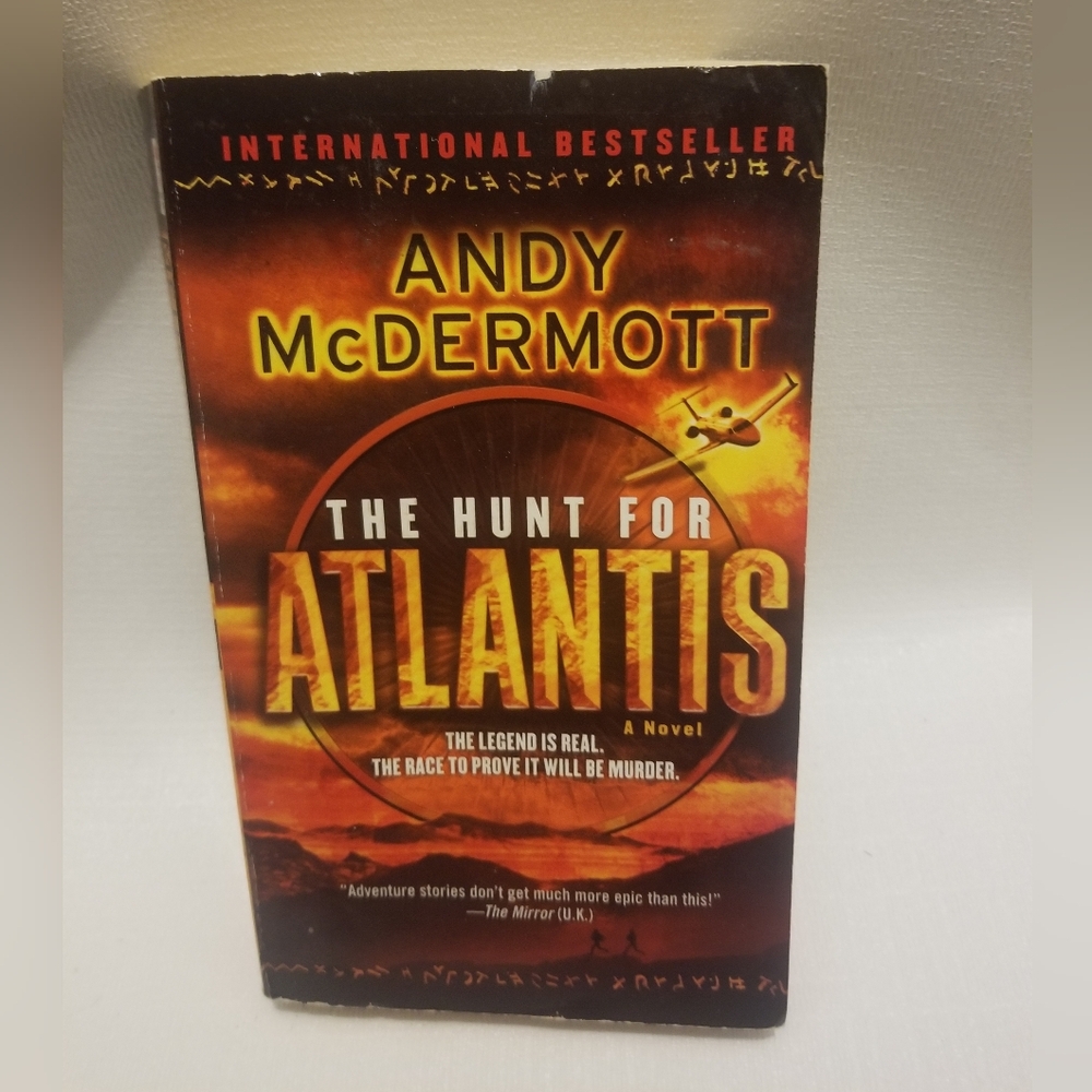 Adv/Thriller: Atlantis by Andy McDermott, stained